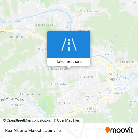 Rua Alberto Maiochi map