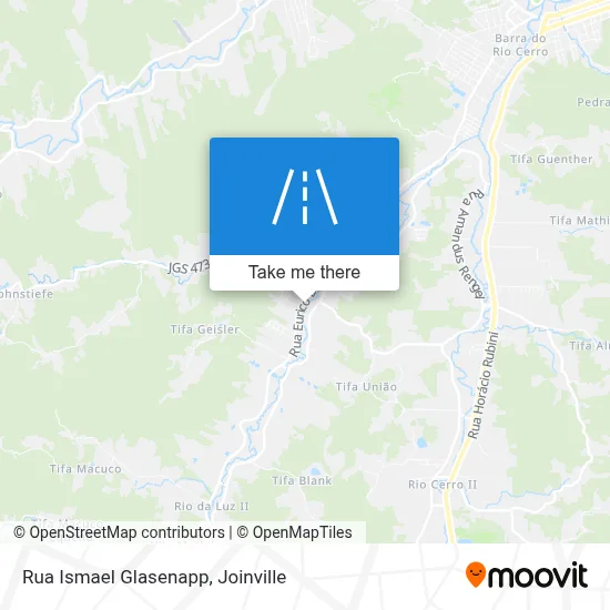 Rua Ismael Glasenapp map