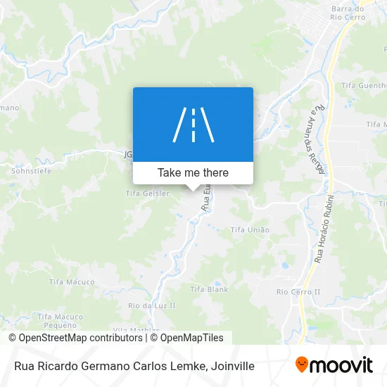 Rua Ricardo Germano Carlos Lemke map