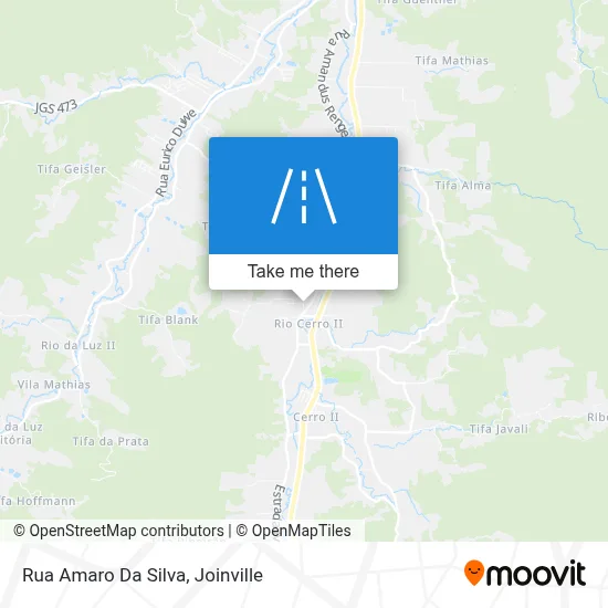 Rua Amaro Da Silva map