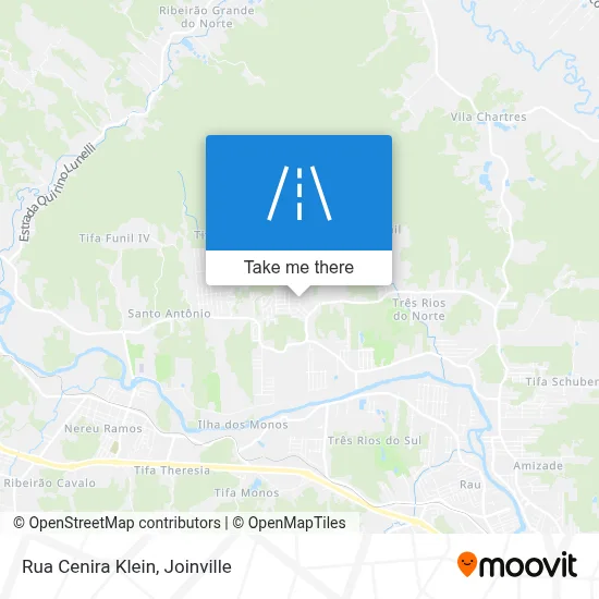 Rua Cenira Klein map