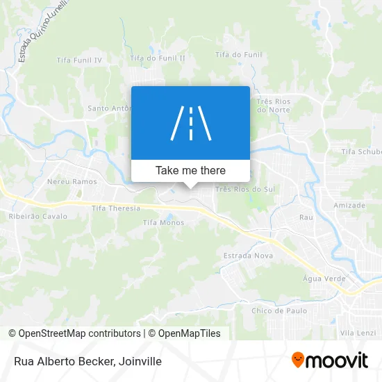 Rua Alberto Becker map