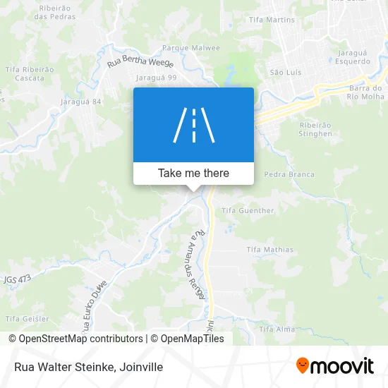 Rua Walter Steinke map
