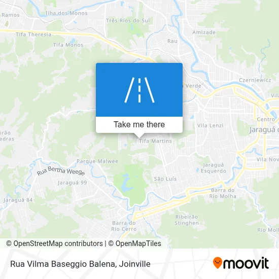 Rua Vilma Baseggio Balena map