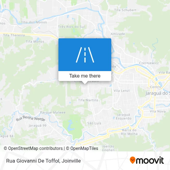Rua Giovanni De Toffol map