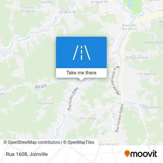 Rua 1608 map