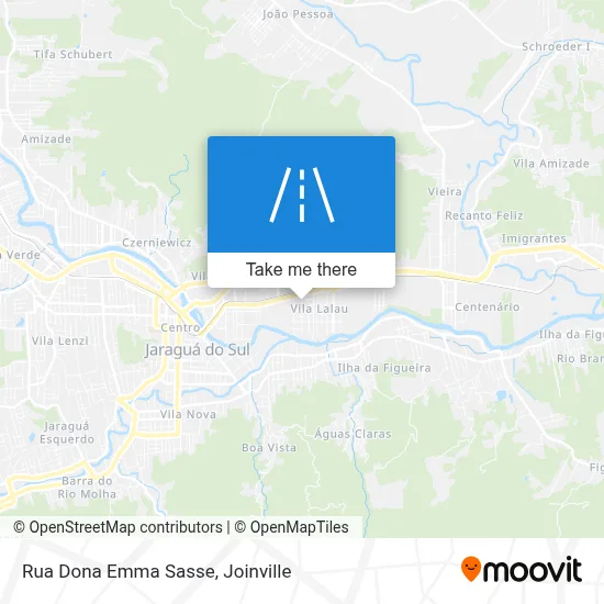 Rua Dona Emma Sasse map