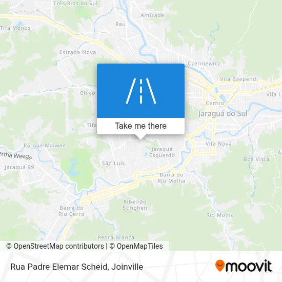 Rua Padre Elemar Scheid map