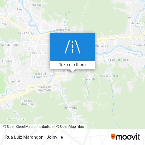 Rua Luiz Marangoni map