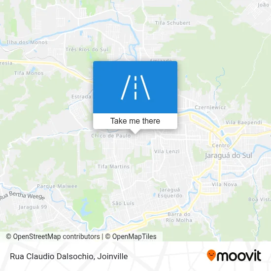 Rua Claudio Dalsochio map