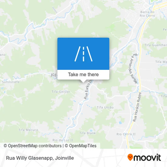 Rua Willy Glasenapp map
