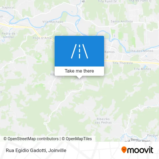 Rua Egidio Gadotti map
