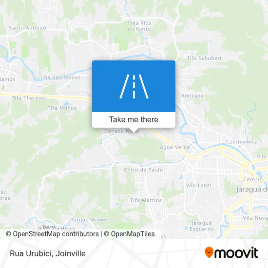Rua Urubici map