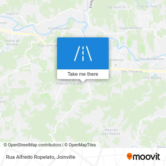 Rua Alfredo Ropelato map