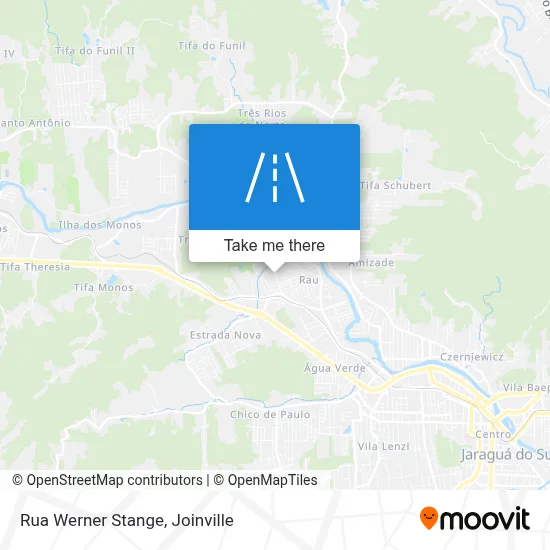 Rua Werner Stange map