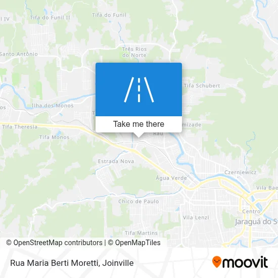 Rua Maria Berti Moretti map