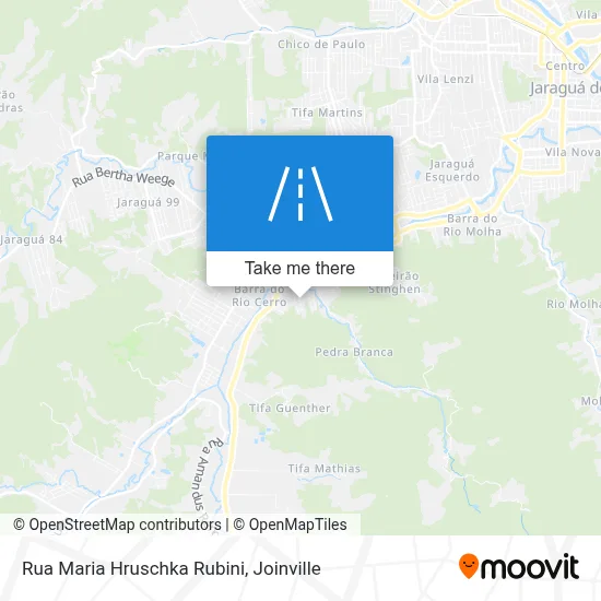 Rua Maria Hruschka Rubini map