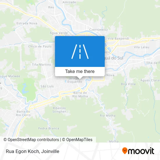 Rua Egon Koch map