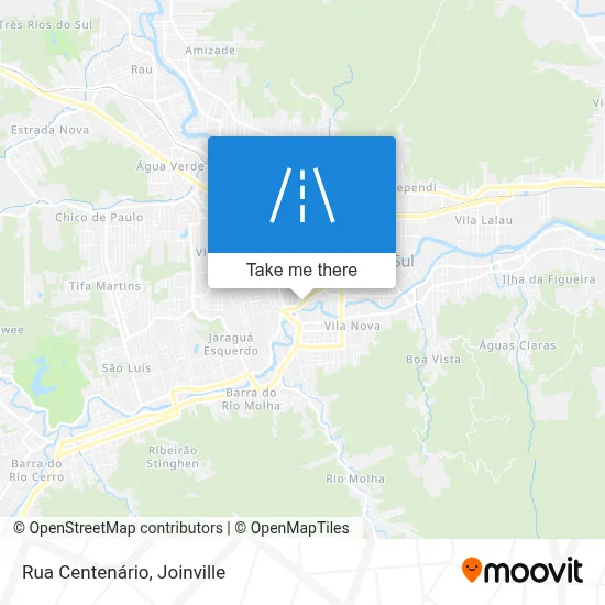 Rua Centenário map