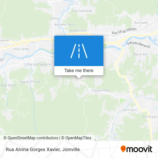 Rua Alvina Gorges Xavier map