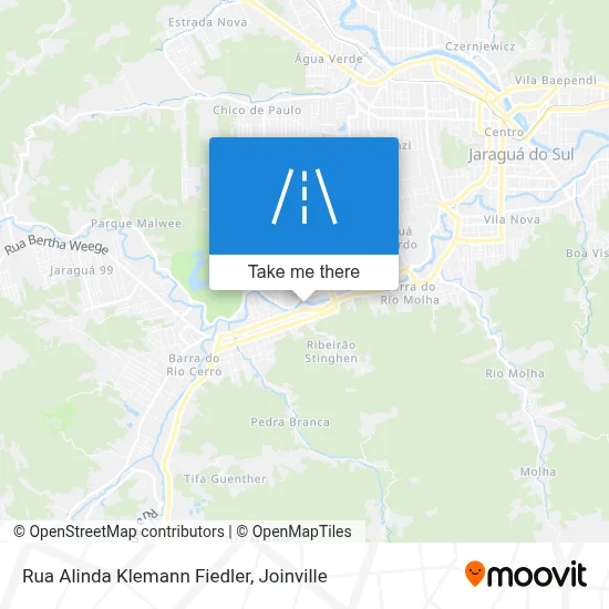 Rua Alinda Klemann Fiedler map