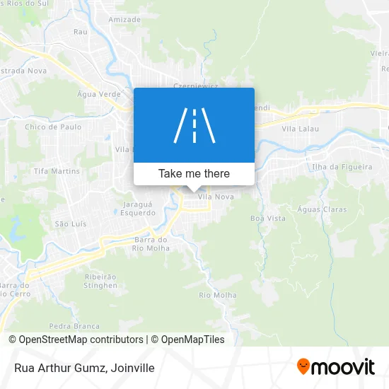 Rua Arthur Gumz map