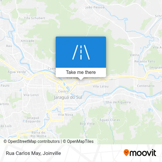 Rua Carlos May map