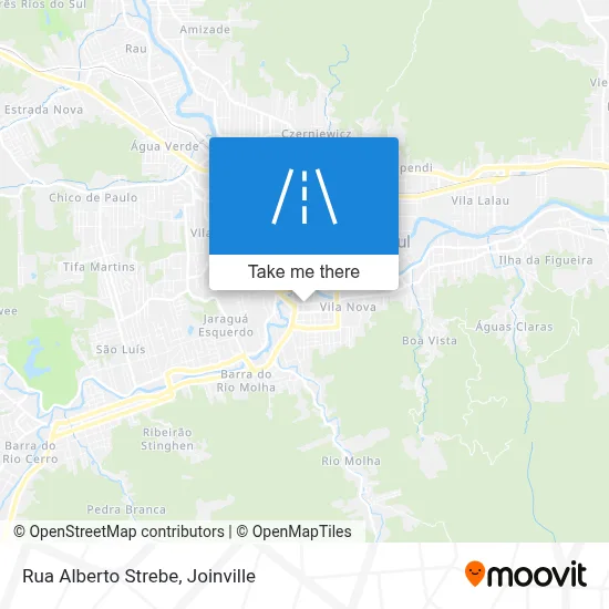 Rua Alberto Strebe map