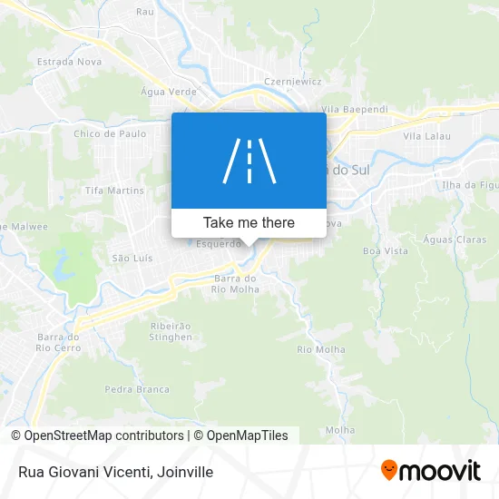 Rua Giovani Vicenti map