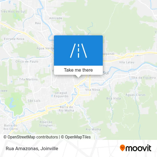 Rua Amazonas map