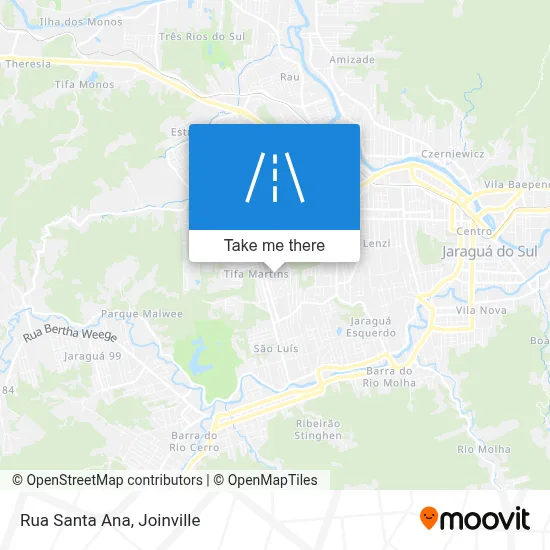 Rua Santa Ana map