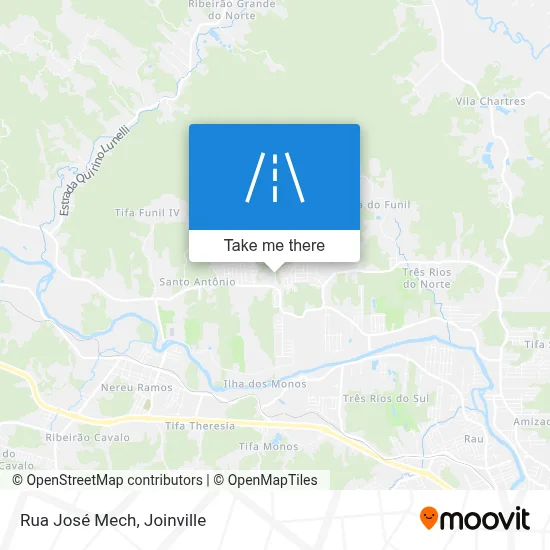 Rua José Mech map