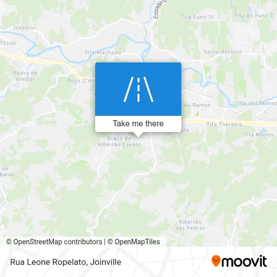 Rua Leone Ropelato map