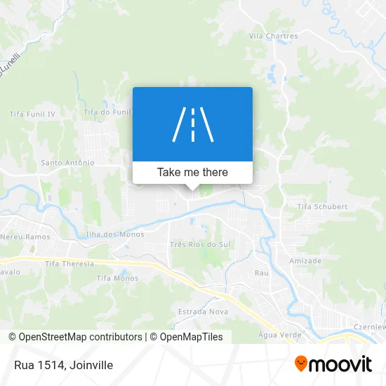 Rua 1514 map