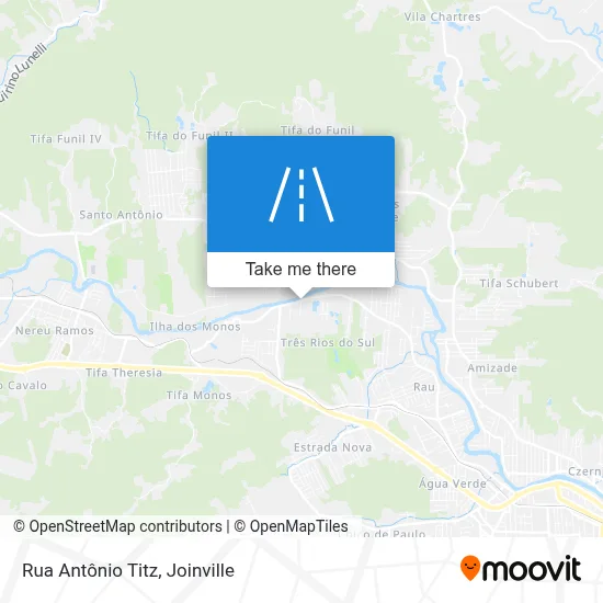 Rua Antônio Titz map