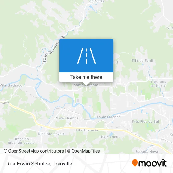 Rua Erwin Schutze map