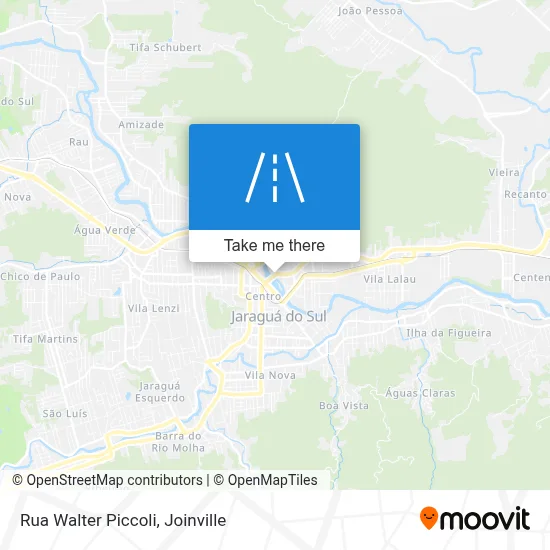 Rua Walter Piccoli map