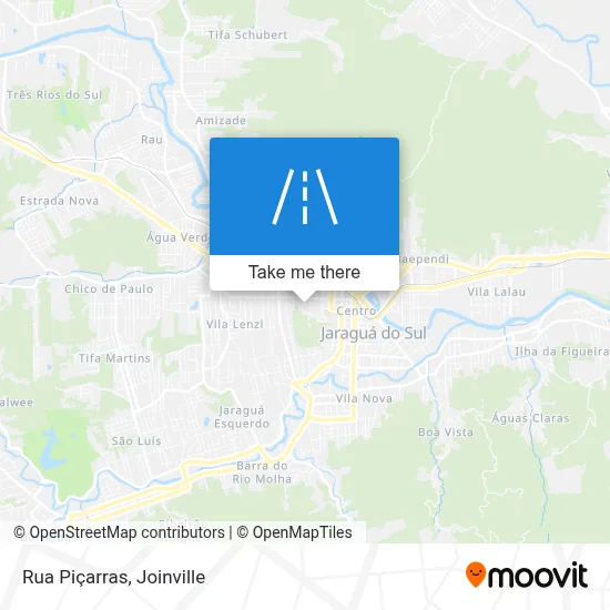 Rua Piçarras map