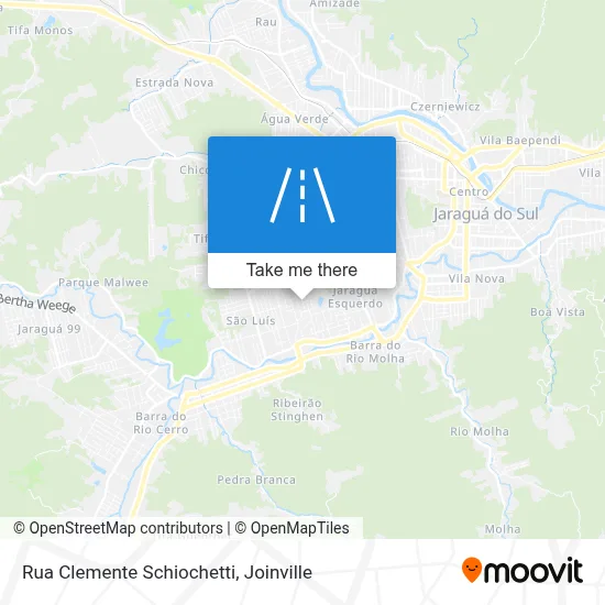 Rua Clemente Schiochetti map