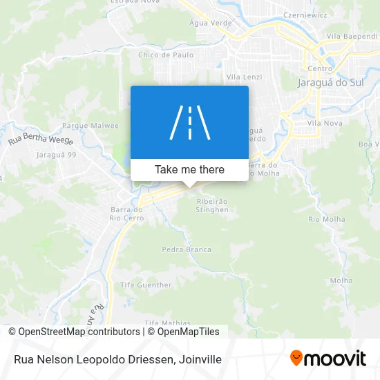 Rua Nelson Leopoldo Driessen map