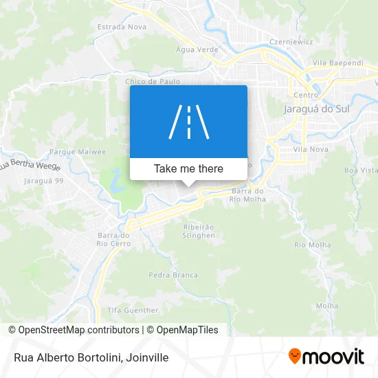 Rua Alberto Bortolini map