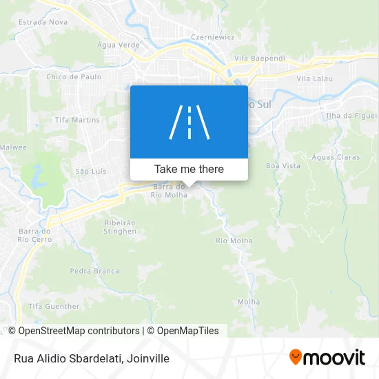 Rua Alidio Sbardelati map
