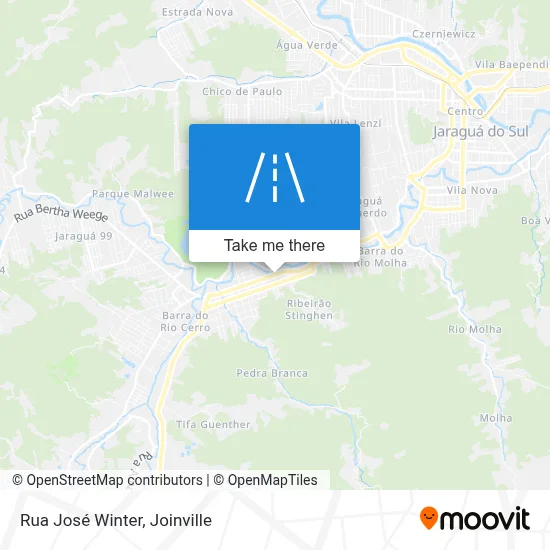 Rua José Winter map