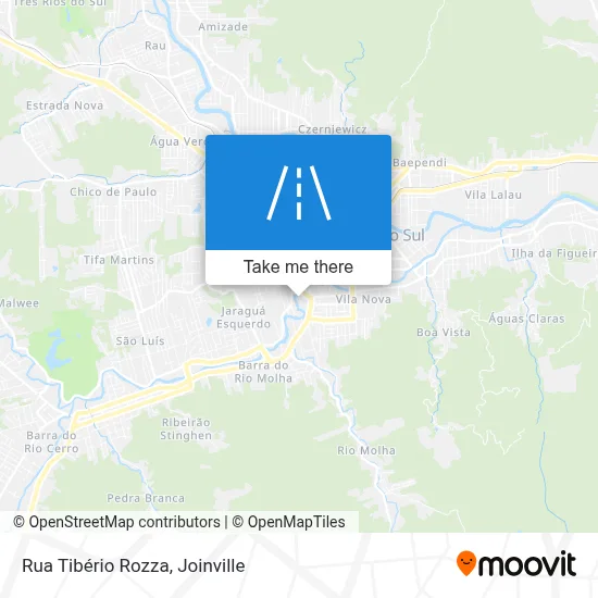 Rua Tibério Rozza map