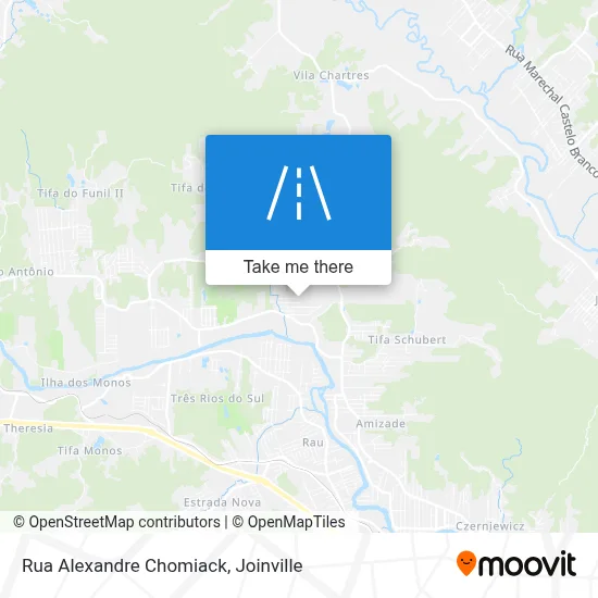 Rua Alexandre Chomiack map