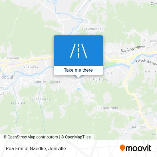 Rua Emílio Gaedke map