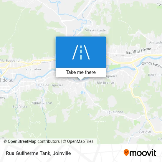 Rua Guilherme Tank map