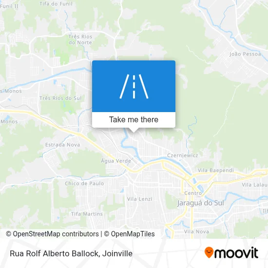 Rua Rolf Alberto Ballock map