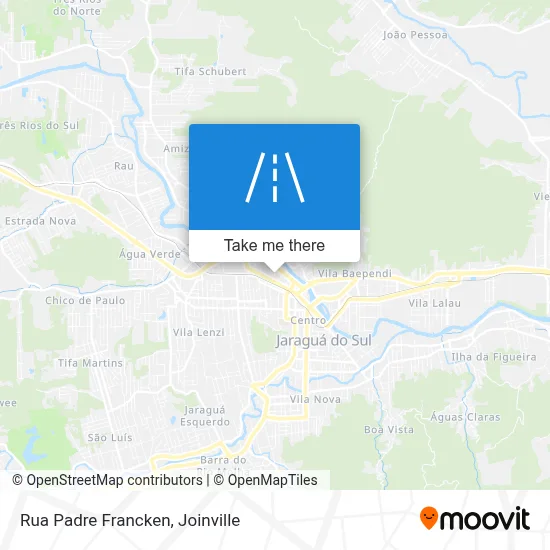 Rua Padre Francken map