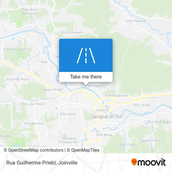 Rua Guilherme Priebl map